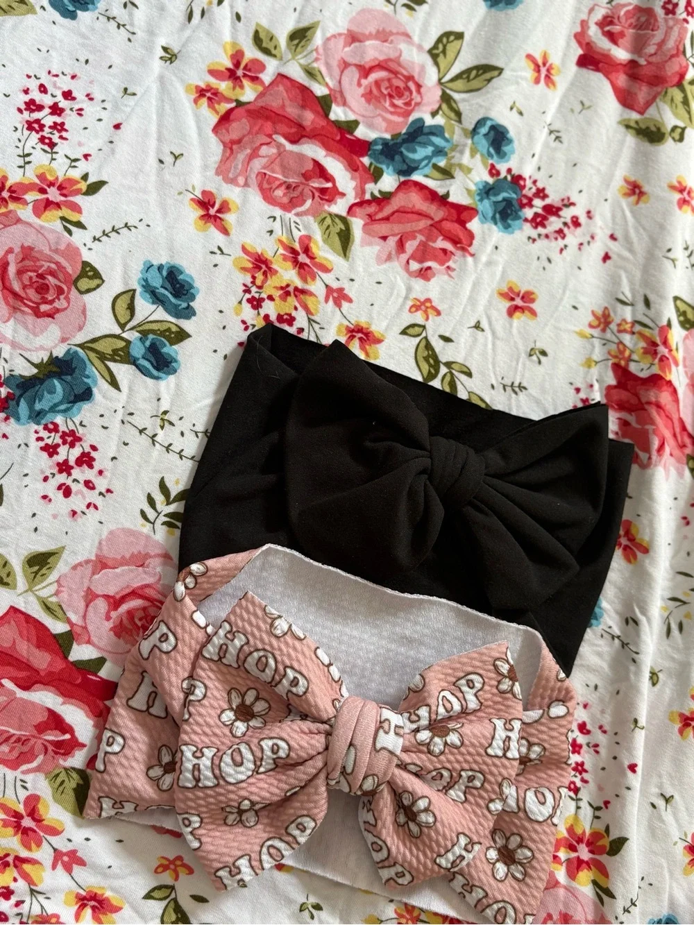 Bundle Car seat and Nursing Cover Floral with Bows